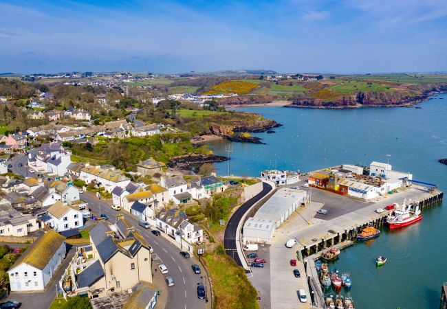 Pretty Town of Dunmore East, County Waterford, Ireland