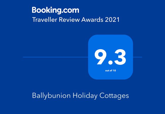 Booking.com Travel Award 2021 | Ballybunion Holiday Cottages Travel Award | Trident Holiday Homes