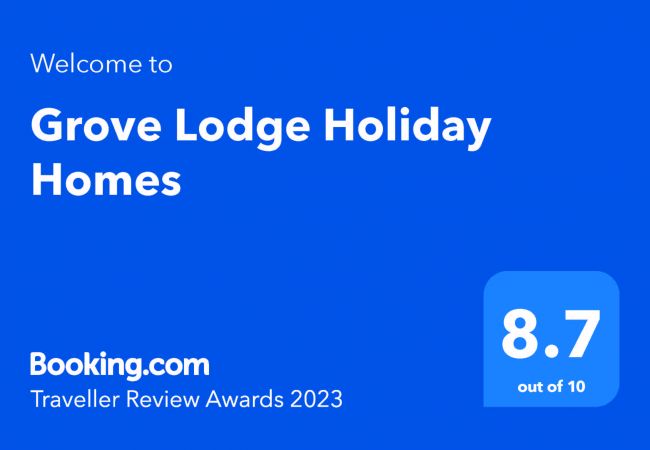 Booking.com Traveller Awards |  Grove Lodge Holiday Homes, Self Catering Accommodation in Killorglin on Ireland's Wild Atlantic Way