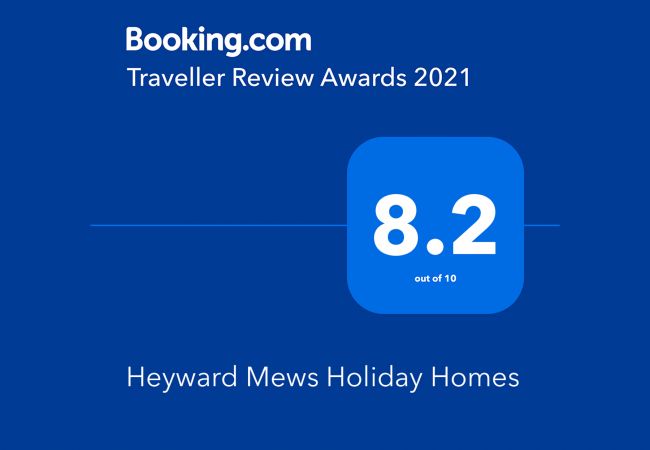 Booking.com Travel Award 2021 | Heyward Mews Holiday Homes Travel Award | Trident Holiday Homes