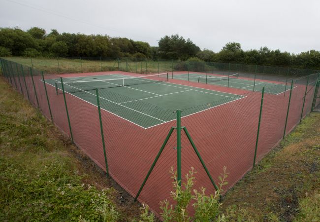 Tennis Courts at Brittas Bay Holiday Village, County Wicklow, Ireland