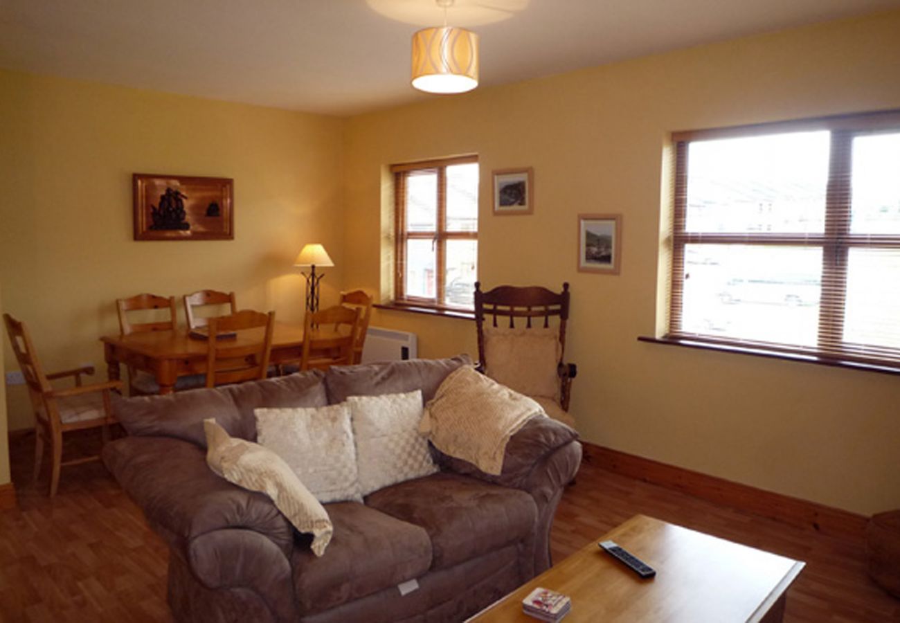 Fairfield Holiday Home, Dingle Co Kerry. Open plan living room.