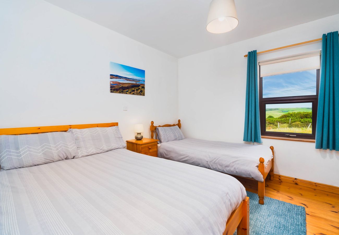 Bedroom at Cleggan Stone Cottage in Cleggan, County Galway, Connemara