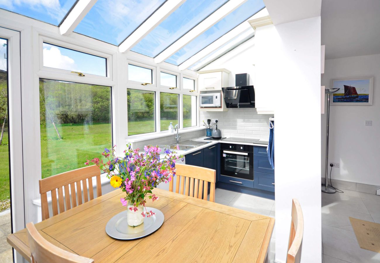 Kitchen area at of Clifden Glen Holiday Village No.57 in Clifden, Co. Galway