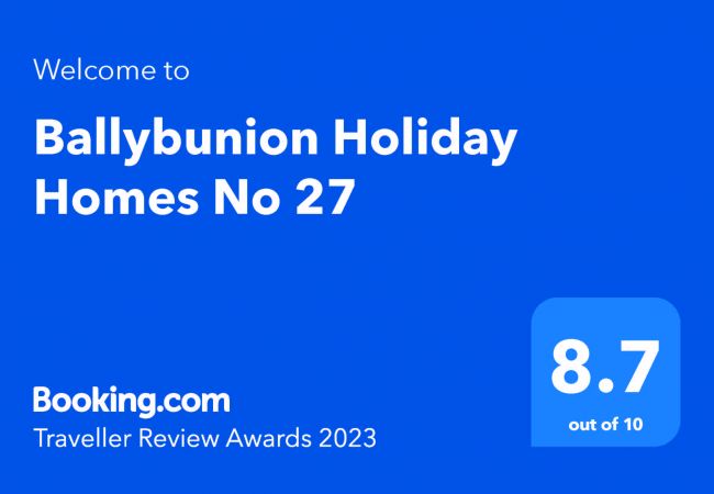 Booking.com Traveller Awards | Ballybunion Holiday Cottage No. 27, Seaside Holiday Accommodation Available in Ballybunion, County Kerry