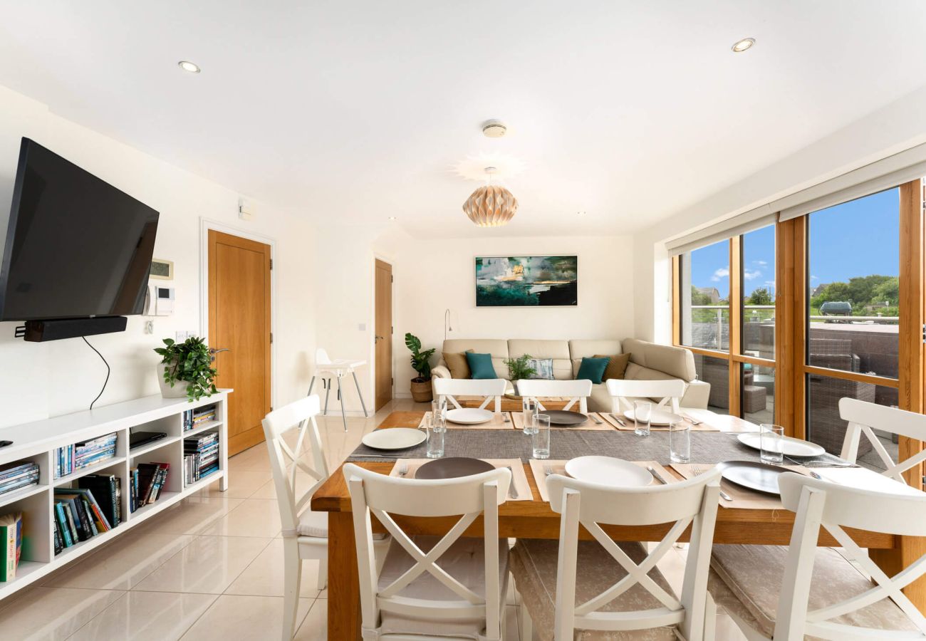  Living and dining area in Clifden Main Street Holiday Apartment, Clifden, Co. Galway, Connemara