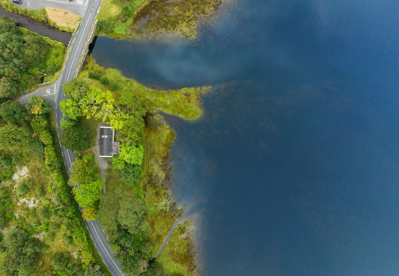 Aerial View of Leenane Holiday Cottage near Leenane, Co. Galway, Connemara