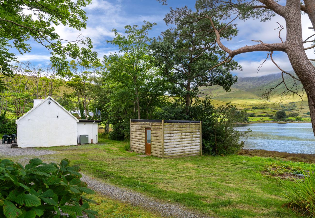 Garden area of Leenane Holiday Cottage near Leenane, Co. Galway, Connemara