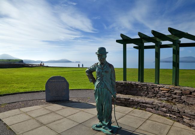 Charlie Chaplin Statue, Waterville, Tourism Ireland