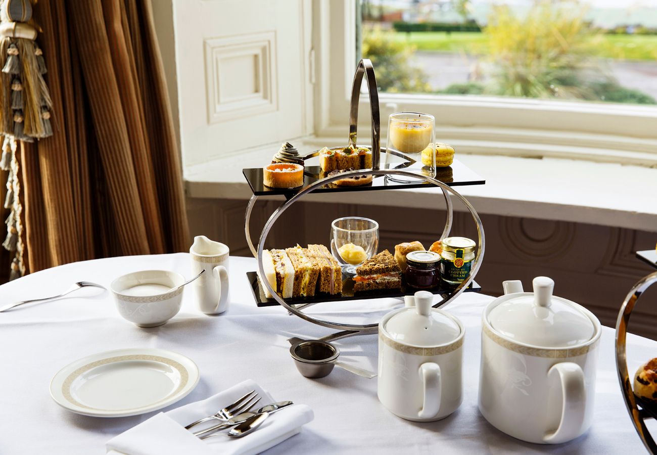 Afternoon Tea at Manor House Country Hotel Fermanagh beside Manor Holiday Cottages Fermanagh