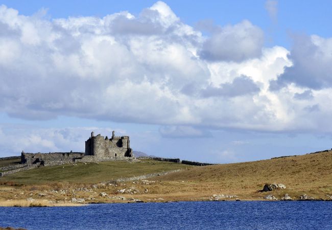 Clifden Castle in Connemara County Galway Ireland