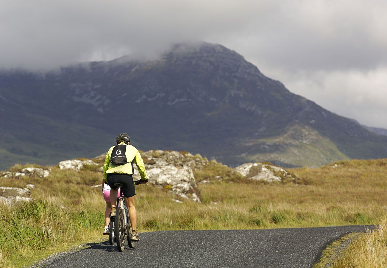 Cycling in Connemara, County Galway, Ireland