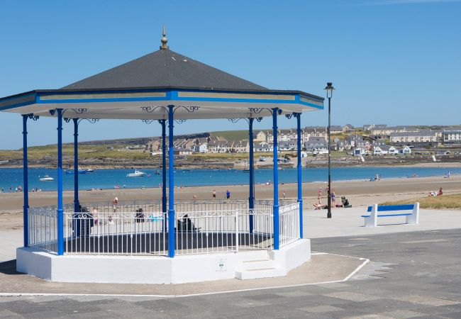 Bandstand & Promanade Kilkee situated on Loop Head in County Clare