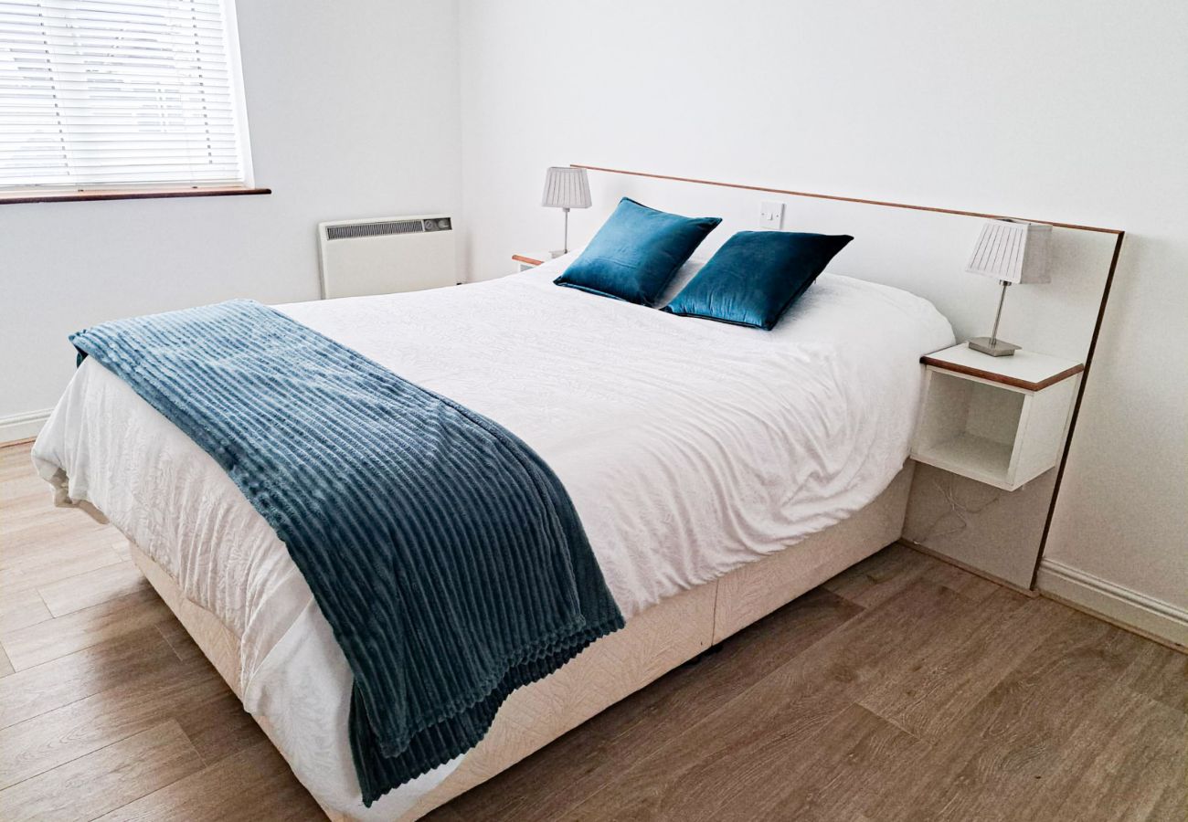 Bedroom at Moore Bay Holiday Village No.18A, seaside holiday home available in Kilkee town on Irelands Wild Atlantic Way and within walking distance o