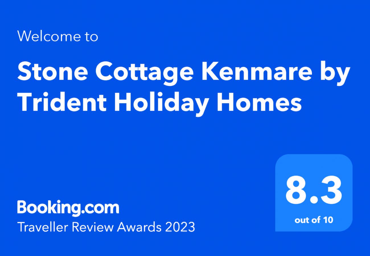 Booking.com Traveller Awards | Stone Cottage Kenmare, Pet Friendly Self-Catering Holiday Accommodation Available in Kenmare, County Kerry