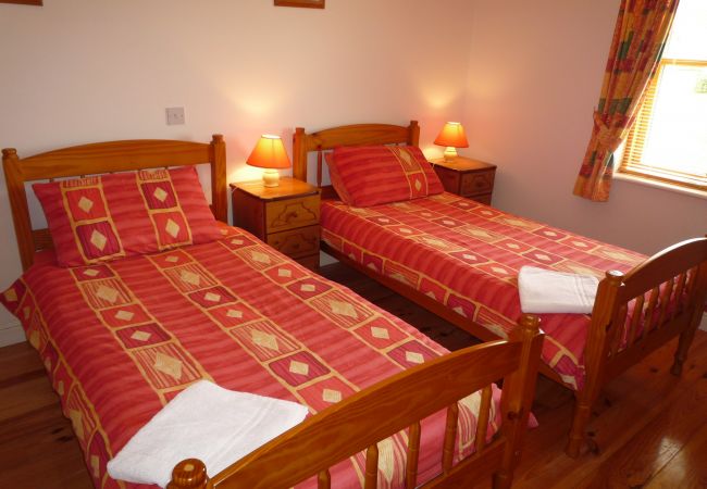Twin Bedroom in Achill Sound Holiday Village No.7 on Achill Island, Self Catering Accommodation in Mayo