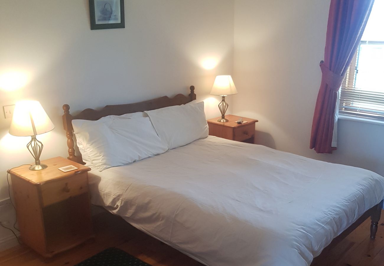 Double bedroom in Achill Sound Holiday Village No.7 on Achill Island, Self Catering Accommodation in Mayo