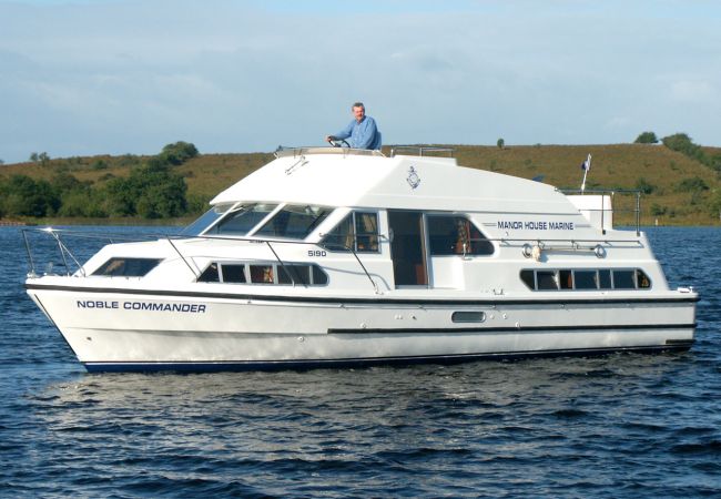Hire a boat on Lough Erne in County Fermanagh Manor Marine Noble Commander 6/8 Berth