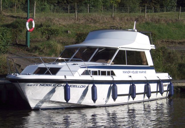 Hire a boat on Lough Erne in County Fermanagh Manor Marine Noble Chancellor 4/6 Berth
