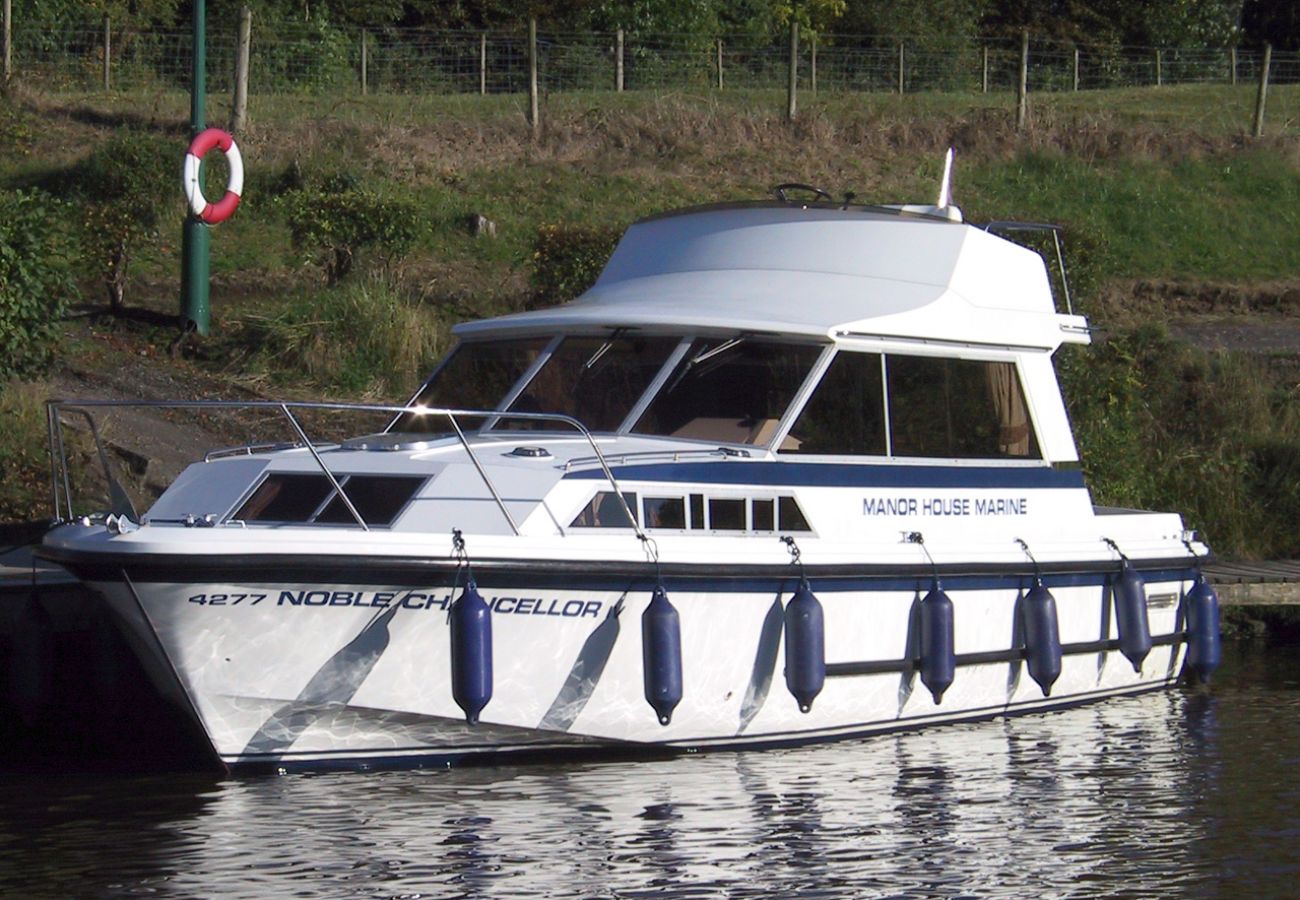 Hire a boat on Lough Erne in County Fermanagh Manor Marine Noble Chancellor 4/6 Berth