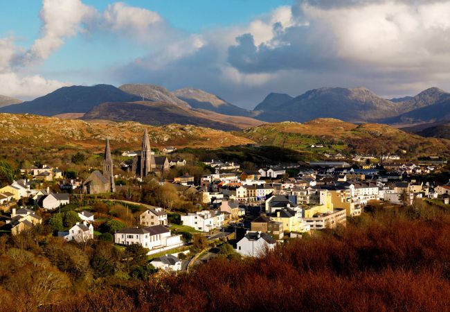 Pretty Town of Clifden, Connemara, County Galway