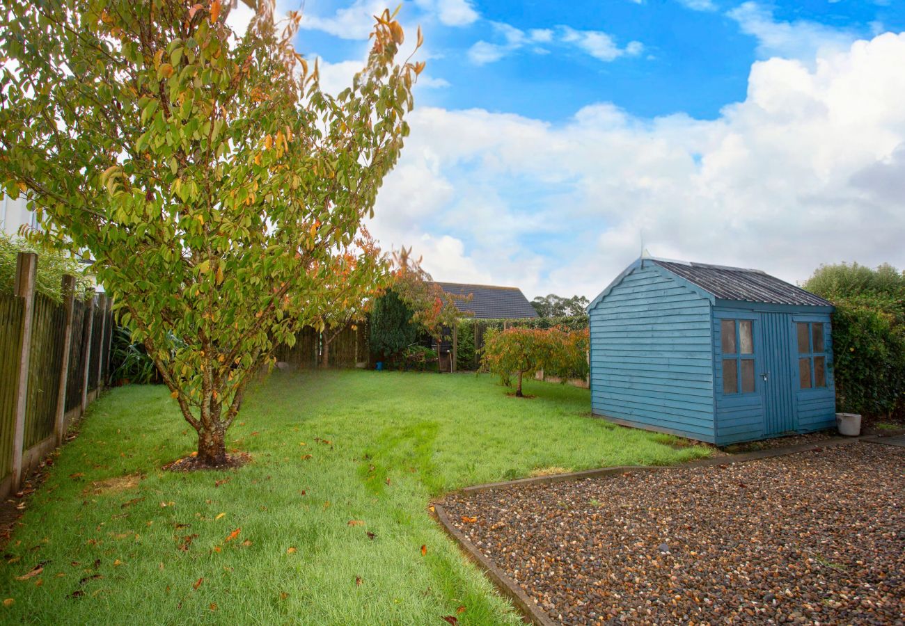 Large Garden and Shed at Rosslare Strand Holiday Home in Wexford, Ireland © Trident Holiday Homes