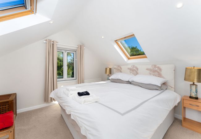 Upstairs bedroom in Clifden Countryside Holiday Home