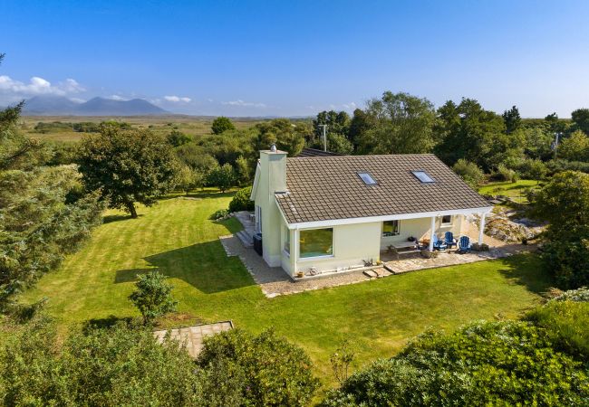 Aerial View of Clifden Countryside Holiday Home, Self Catering Accommodation near Clifden County Galway