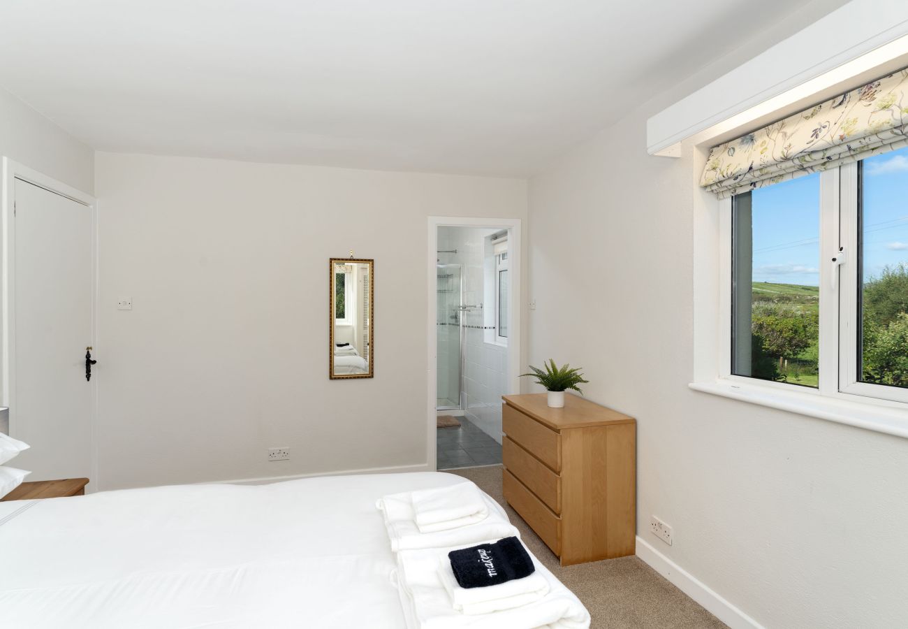 View from ground floor bedroom at Clifden Countryside Holiday Home