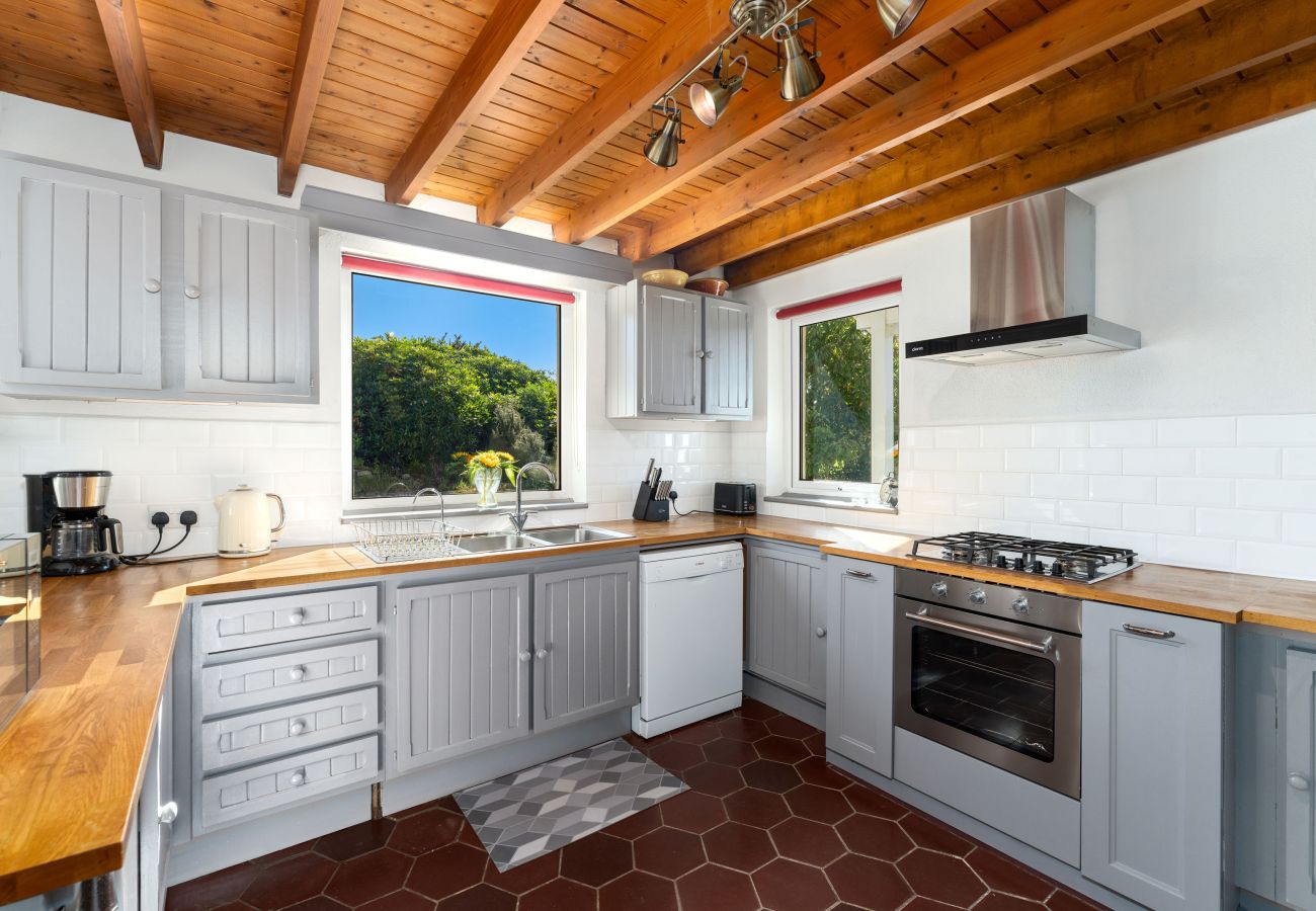 Kitchen in Clifden Countryside Holiday Home in Galway