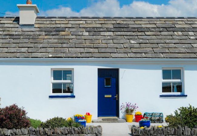  Exterior view at The Blue Stonecutters Cottage, Doolin / Doonagore, Co. Clare, Ireland