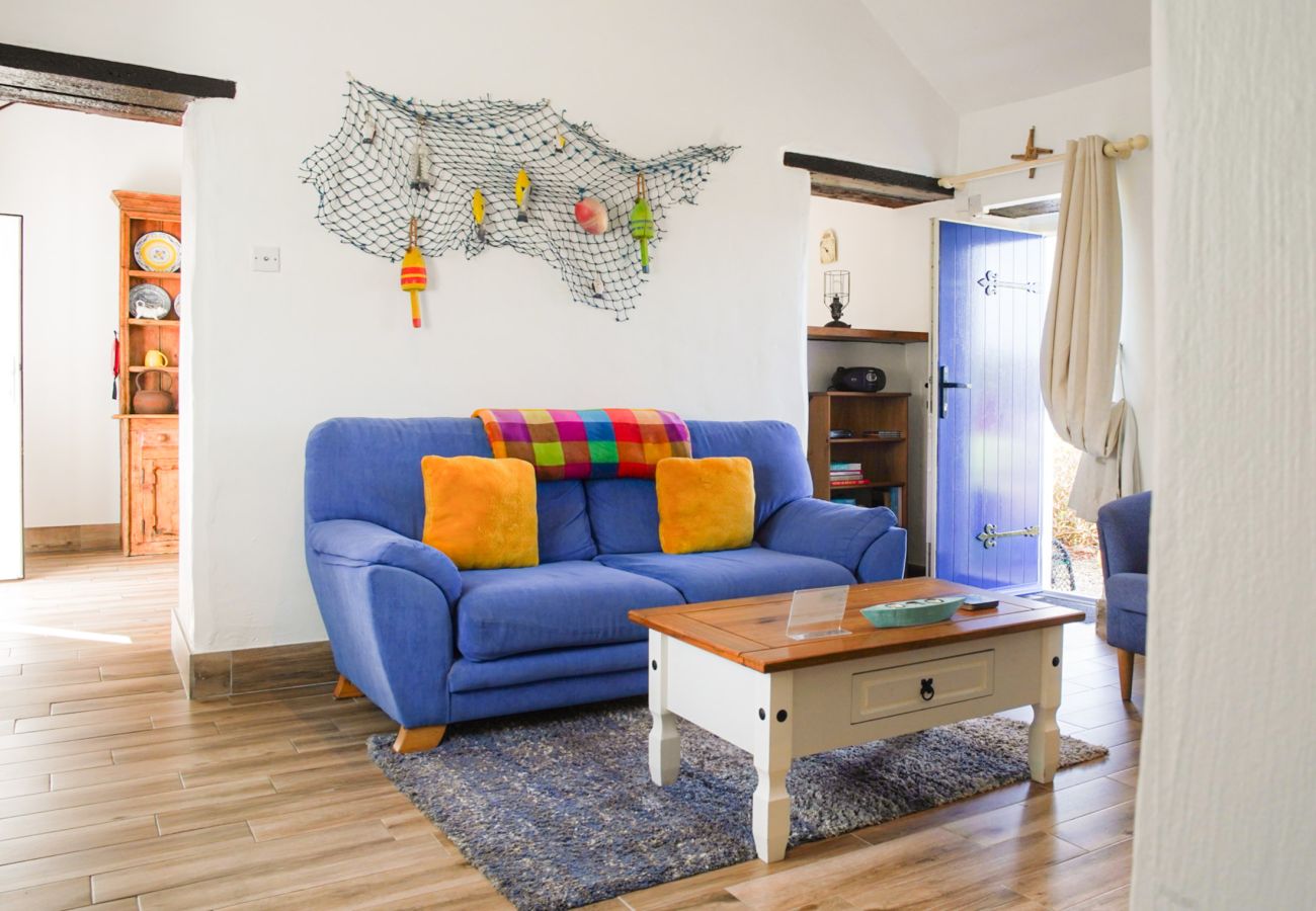 Lounge area in The Blue Stonecutters Cottage, Doolin / Doonagore, Co. Clare, Ireland