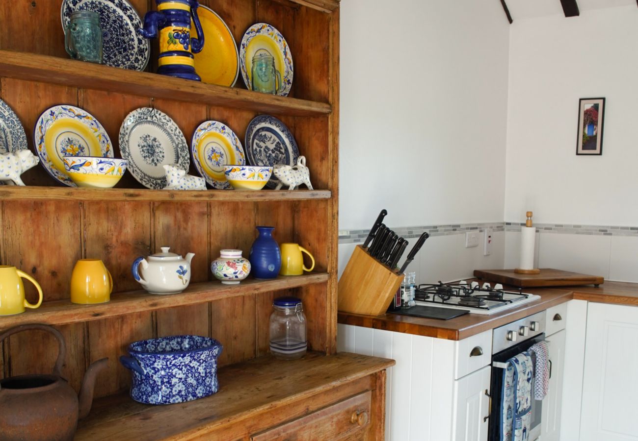 Kitchen area in The Red Stonecutters Cottage, Doolin / Doonagore, Co. Clare, Ireland 