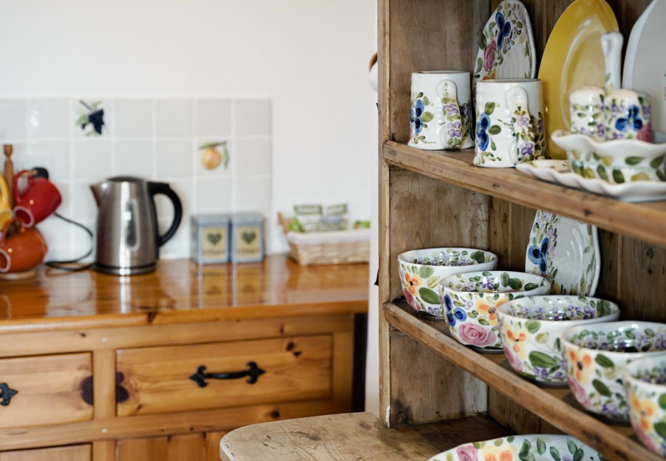 Kitchen area in The Red Stonecutters Cottage, Doolin / Doonagore, Co. Clare, Ireland