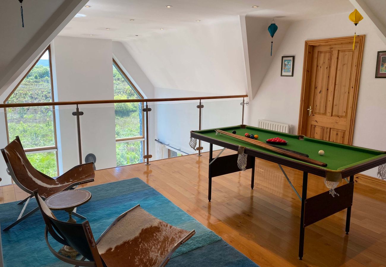 Pool table at Lough Corrib Luxury Holiday Home