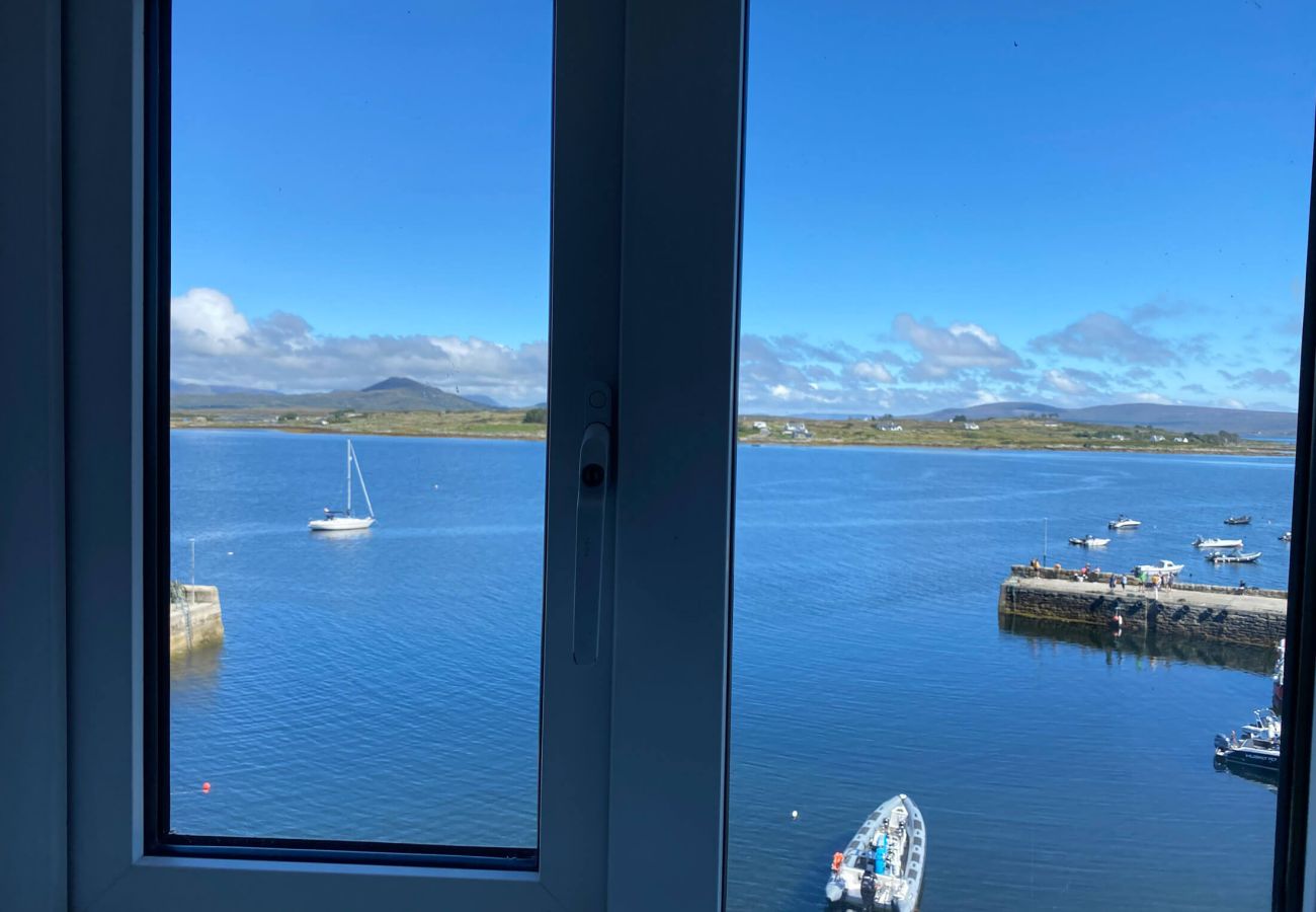 Window seaview at Roundstone Holiday Apartment, Roundstone, Co. Galway, Ireland