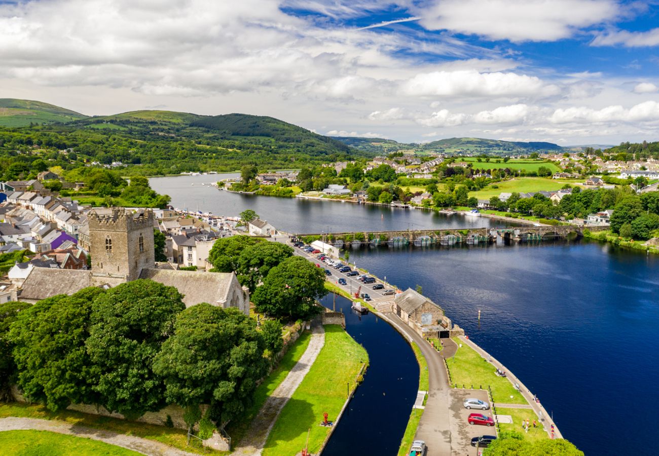 Aerial View of Lough Derg and Killaloe