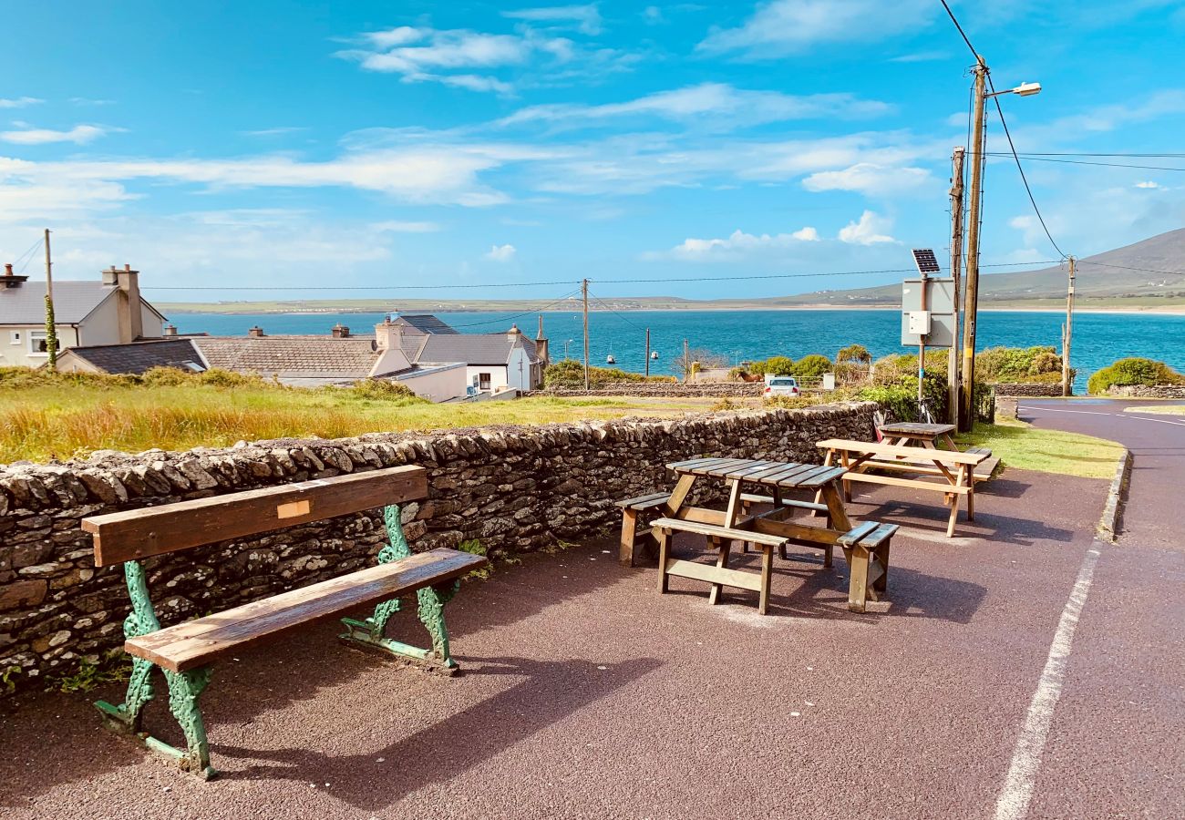 Picnic seating area at Ventry Beach Ventry County Kerry Ireland