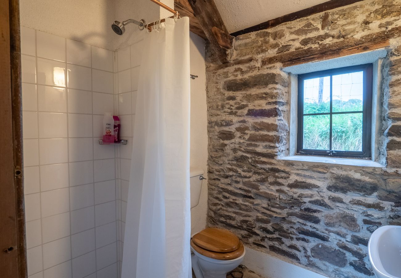 Bathroom with Shower Ventry Farm Seaside Cottage