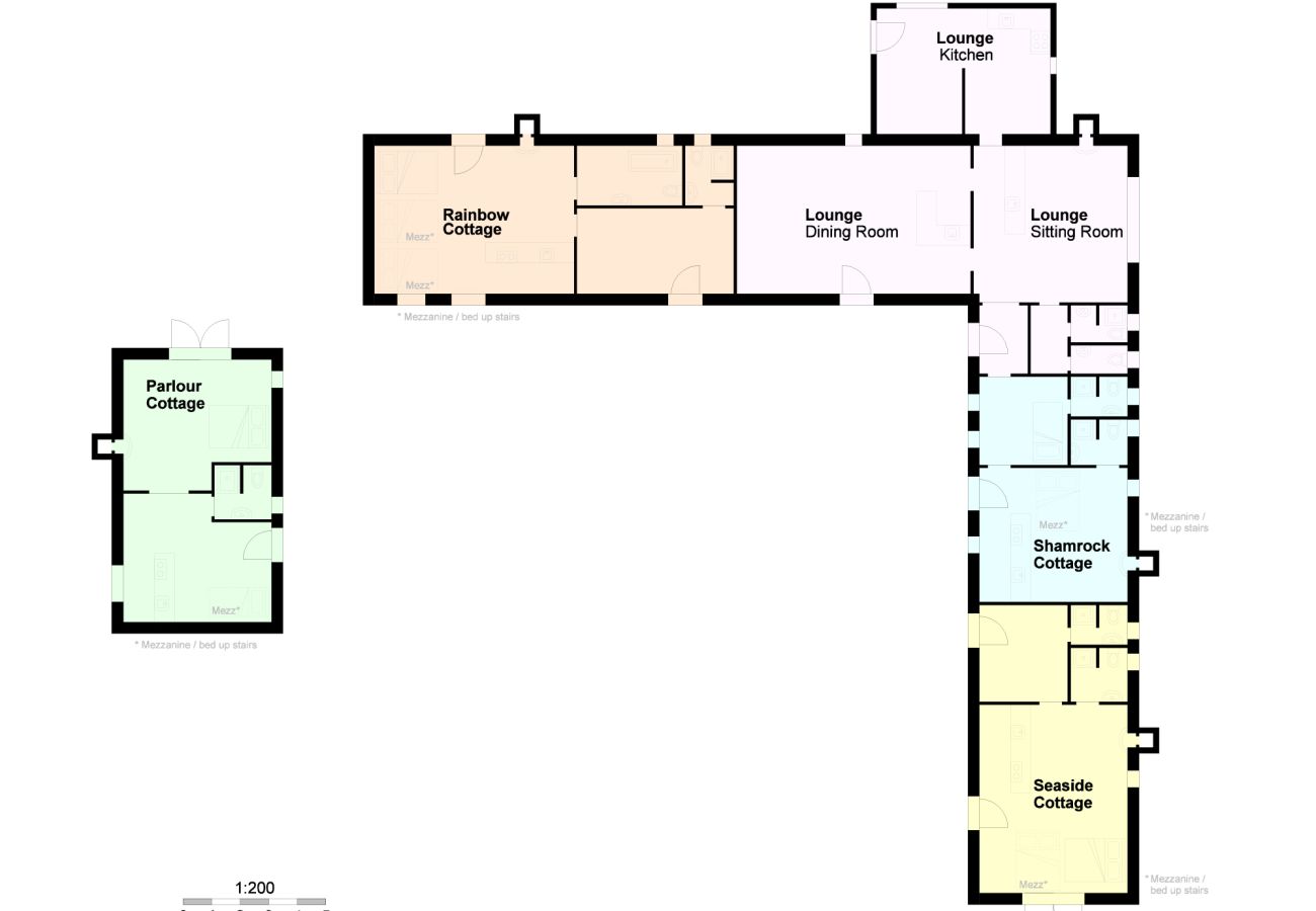 Ventry Farm Cottages Layout Ventry County Kerry Ireland