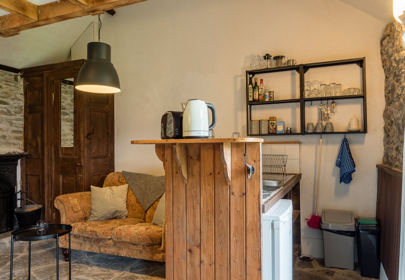 Kitchenette and Seating Area Ventry Farm Shamrock Cottage