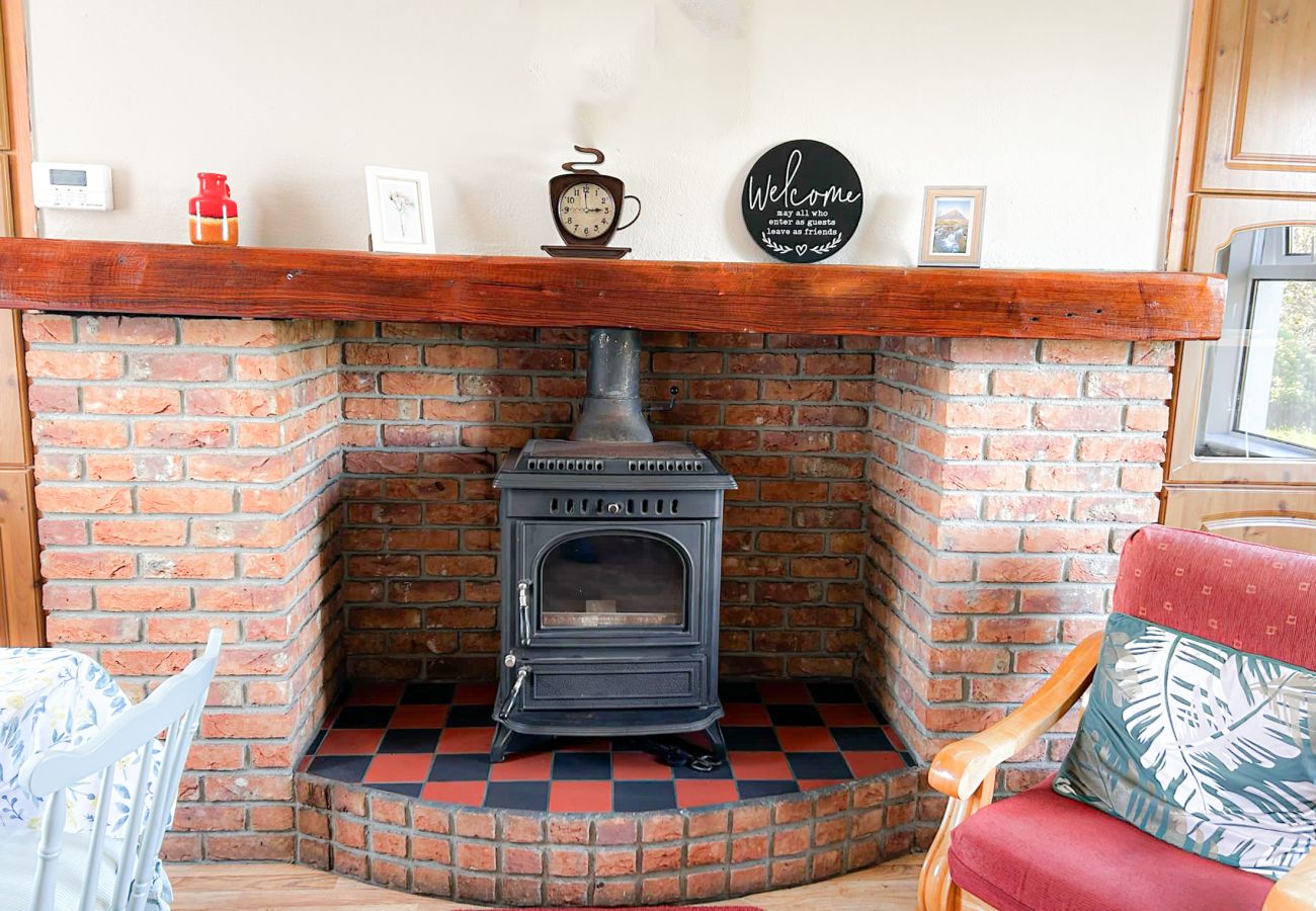 Living Room Fireplace  Farranfore Farmhouse Co. Kerry - Farmhouse available Co. Kerry Ireland