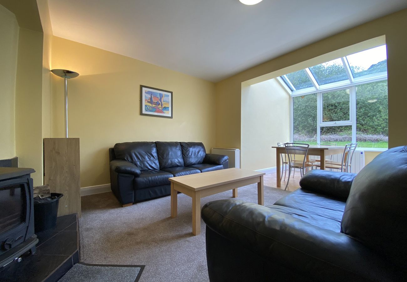 Clifden Glen Holiday Village No 11. Clifden Co Galway.  Comfortable with two sofas, TV and stove.