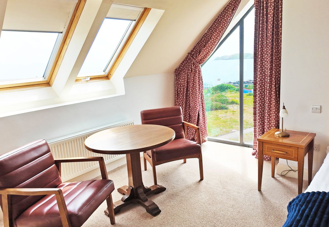 Derrynane Oceancove Holiday Homes Co Kerry. Family holiday accommodation. Sea views from bedroom. 