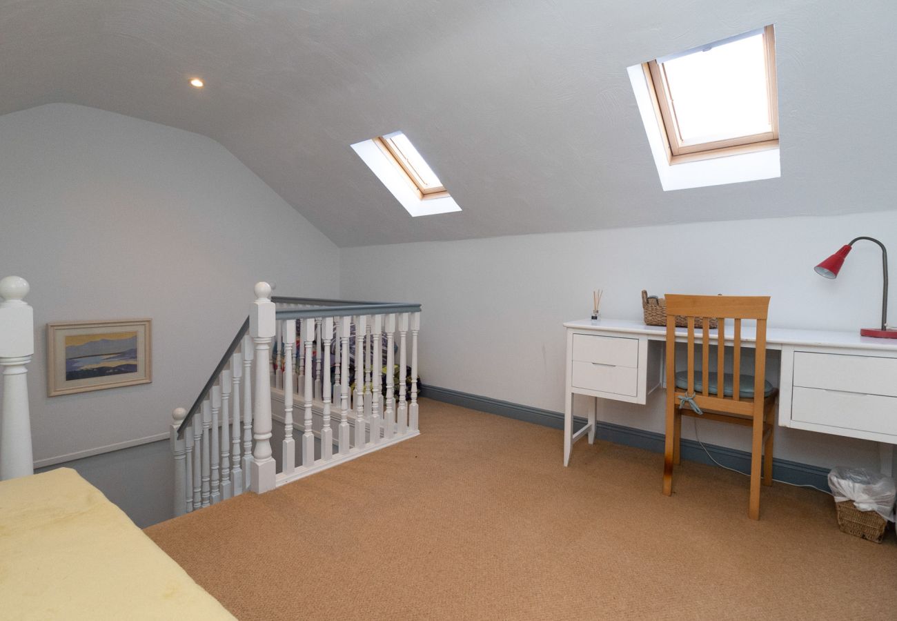 Brittas Bay Holiday Park No 7.  Loft, velux window study desk. Modern simple. 