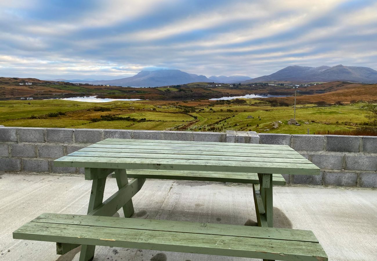  Renvyle Holiday Home Connemara.  Outdoor dining with amazing views. 