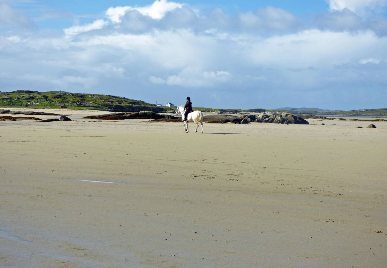 Moyard Stone Cottage, Connemara.  Old style cottage close to the beach. 
