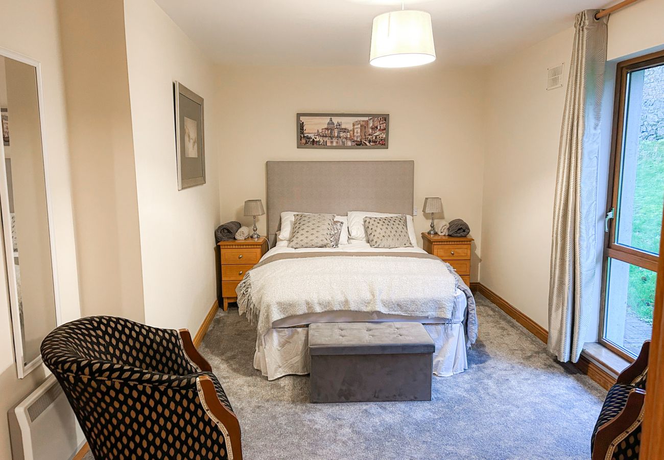 Glasson Mews Holiday Home No. 2. Double Room with large window. 