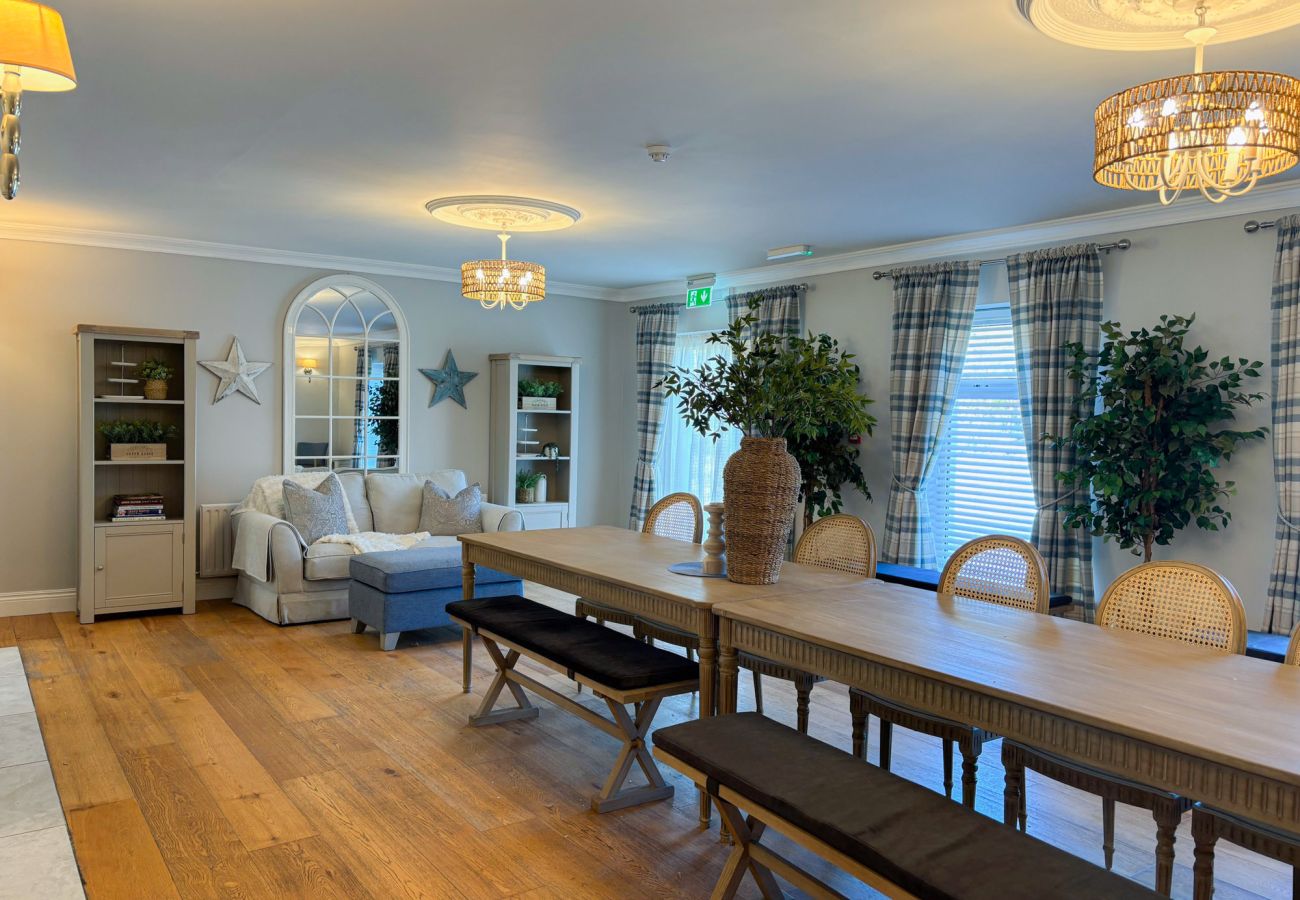 Luxurious Clifden Holiday Home.  Large dining room with seating for 15