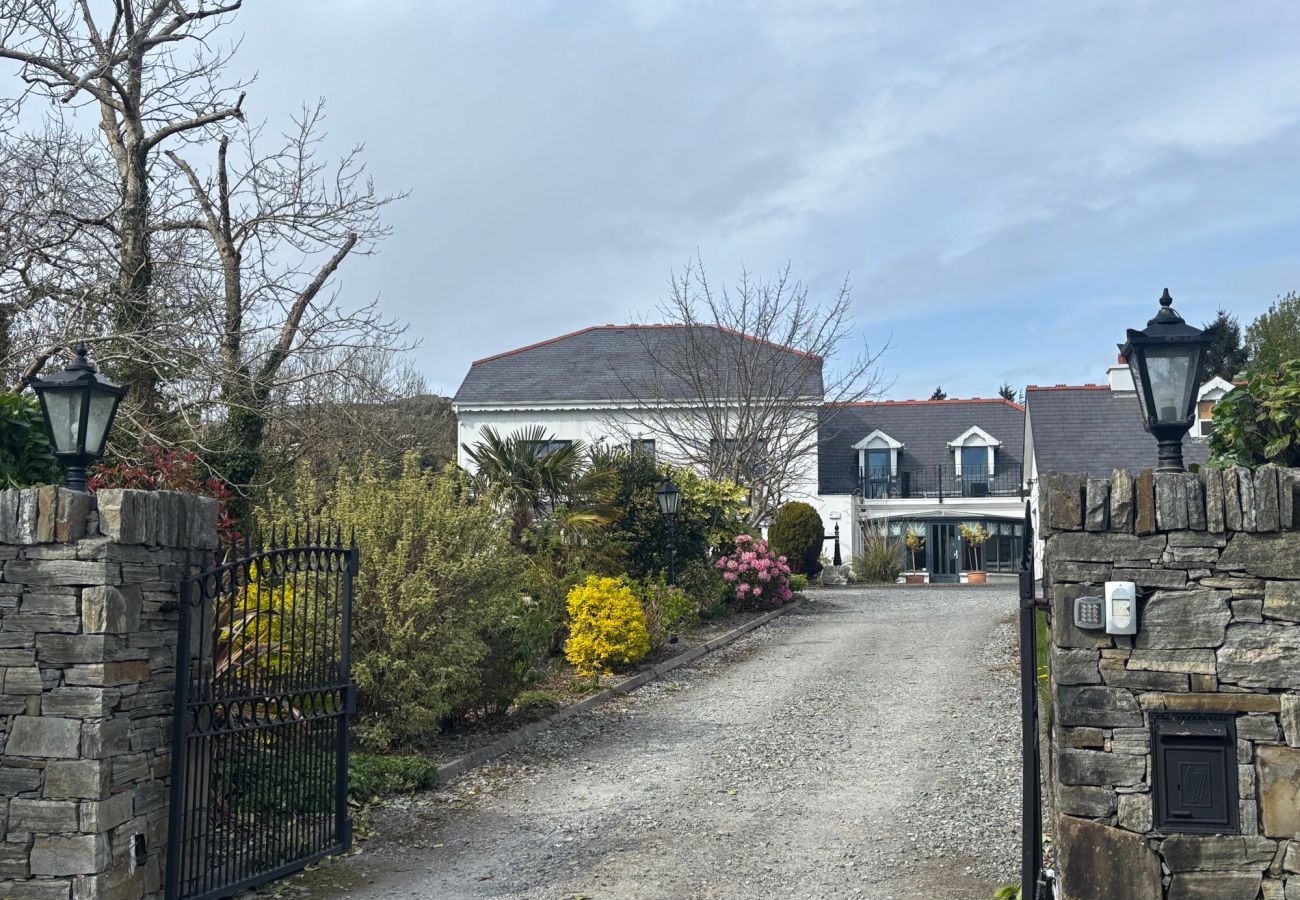 Luxurious Clifden Holiday Home. Gates and road enterance. 